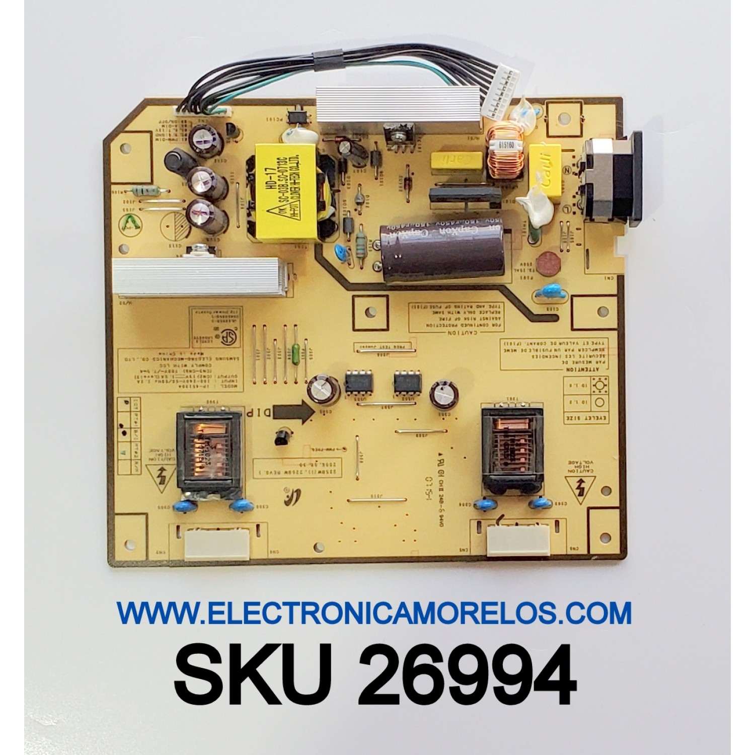 FUENTE DE PODER PARA MONITOR ORIGINAL SAMSUNG BN44-00127M / 1P-45130A / BN4400127M / 225BW(1) / PANEL M220Z1-L01 REV.C1 / MODELO LS22MEWSFJ/XAA / 226BW C